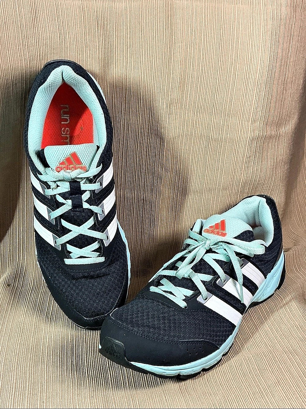 adidas Run Smart Athletic Sneakers in Black & Blue